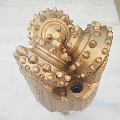 الذهبي TCI Tricone Bit ، Tricone Roller Bit للحجر الرملي / الدولوميت / الرخام