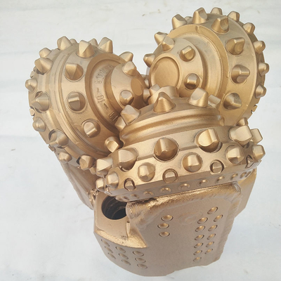 الذهبي TCI Tricone Bit ، Tricone Roller Bit للحجر الرملي / الدولوميت / الرخام
